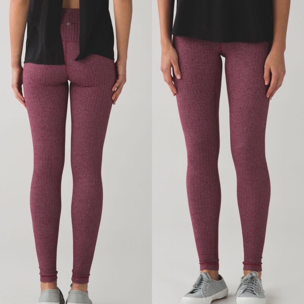 lululemon athletica Burgundy Leggings